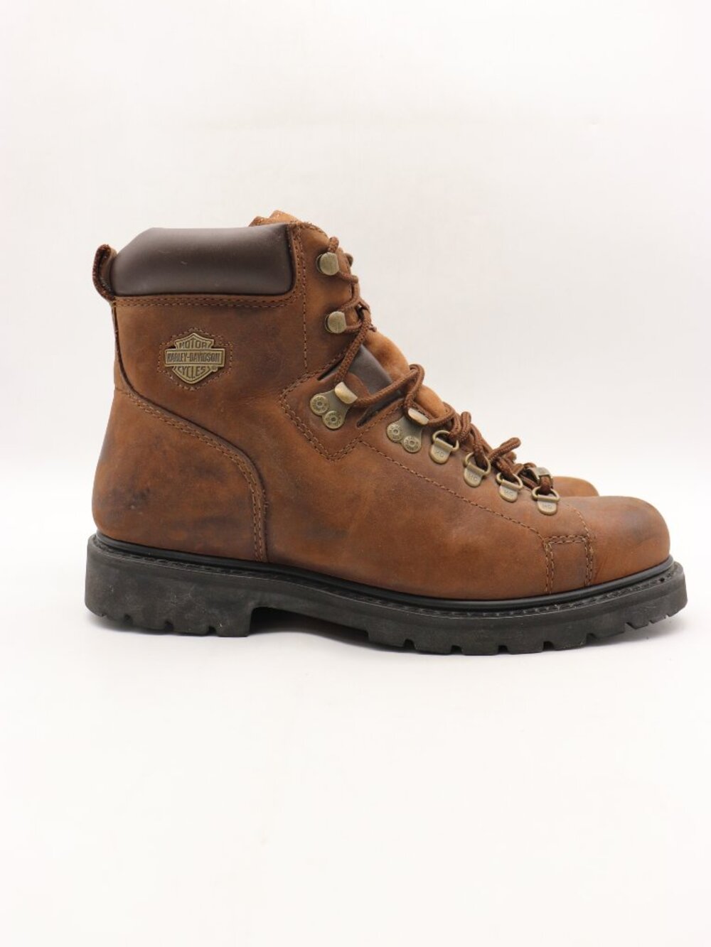 Harley-Davidson Dipstick Men's Size 11 Brown Leather Motorcycle Biker Boots